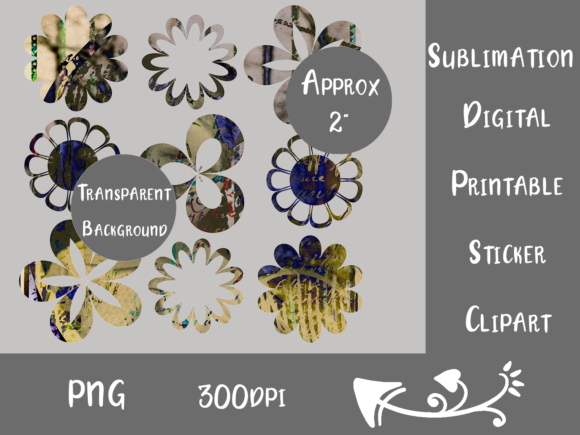 Download Neutral Tones Collage Sublimation Flower - Neutral Collection