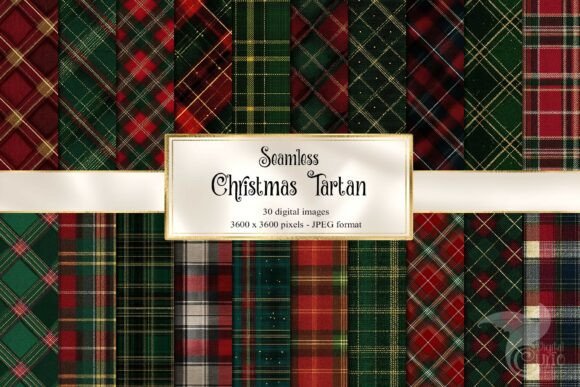 Download Christmas Tartan Fabric Textures - Fabric Collection