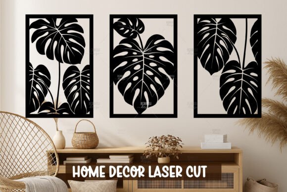 Download Monstera Set Wall Art SVG - Premium Bundle