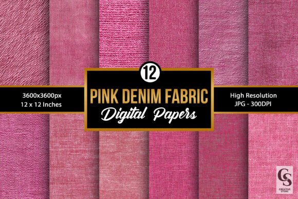 Download Pink Denim Fabric Texture Backgrounds - Fabric Collection